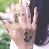 Faux henné - tatouage temporaire pour la main faux tatouage tatouage éphémère Tattoo-Ephemere 