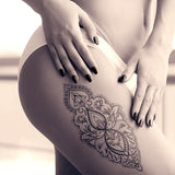 Faux tatouage fleur oriental lotus femme tatouage temporaire tatouages éphémères femme fake tatoo tattoo-ephemere