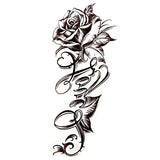 Rose d'amour tatouage éphémère roses love fleur faux tatouage temporaire non permanent autocollant décalcomanie malabar comme un vrai tattoo tatou tatouage temporaire paris femme 