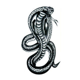 Taouage éphémère serpent cobra pour homme femme tatouages temporaire faux tatouage fake autocollant snake temporary tattoo ephemere