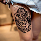 Tatouage éphémère Maori homme tatouage temporaire faux tatouages tatoo Tattoo-Ephemere