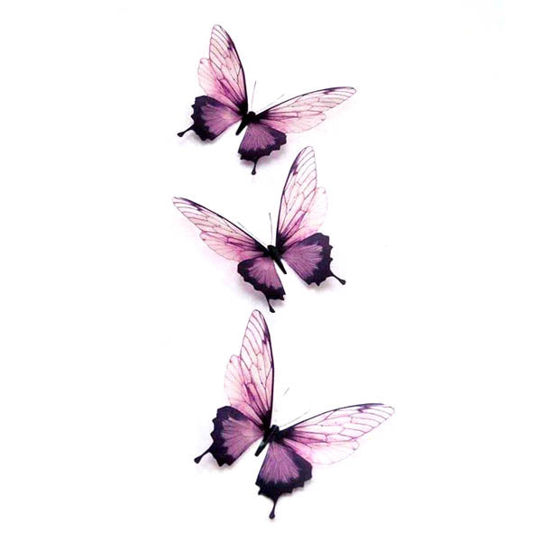Tatouage éphémère papillons femme tatouage temporaire fake tatoo autocollant tattoo-ephemere