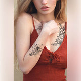 Tatouages ephemeres fleurs pour femme tatouage temporaire faux tatouages tattoo-ephemere