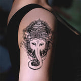 Tatouage temporaire faux tatoo elephant hindoue Ganesh Tatouage ephemere tattoo-ephemere