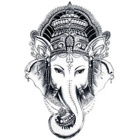 Tatouage temporaire faux tatoo elephant hindoue Ganesh Tatouage ephemere tattoo-ephemere