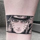 Tatouage temporaire manga style pour homme et femme naruto japon game japonai cartoon geek faux tatouage tatouage éphémère autocollant non permanent provisoire tattoo ephemere