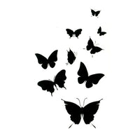 Tatouage temporaire papillon, tatouage éphémère papillon noir pour femme pour homme, autocollant, faux tatouage, tatoo, tatou, tattoo ephemere