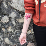 Tattoo Ephemere fleurs & message tatouages éphémères fleurs écriture tatouage temporaire rose tatoo fake faux autocollant tattoo ephemere