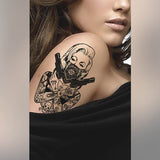 Tattoo ephemere femme gangster tatouage temporaire faux tatouages Tattoo-Ephemere