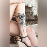 faux tatouage rose pour maman  tatouage temporaire fleur message tatoo ephemere fake tattoo-ephemere