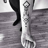 Tatouage ephemere géométrique moderne faux tatouage tatouage temporaire Tattoo-Ephemere 