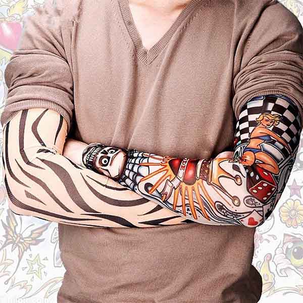 Faux tatouage bras à enfiler manchette tatoo tattoo-ephemere